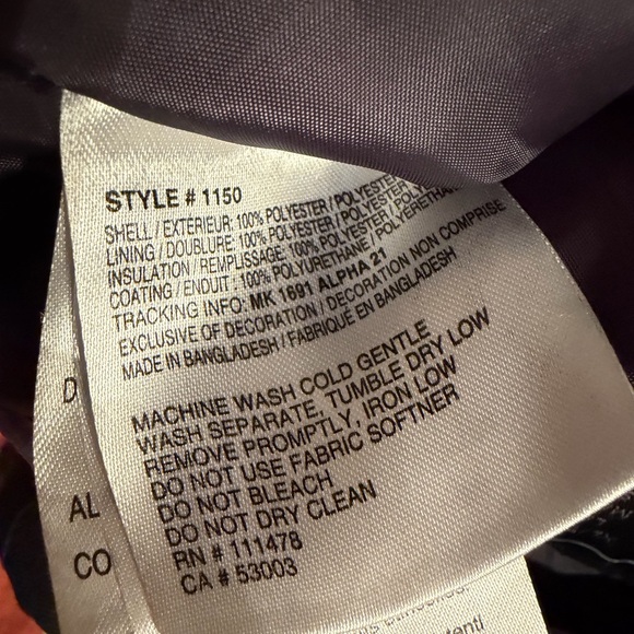 Purple Snow Pants Arctic XS Kids 6/7 - Picture 6 of 8